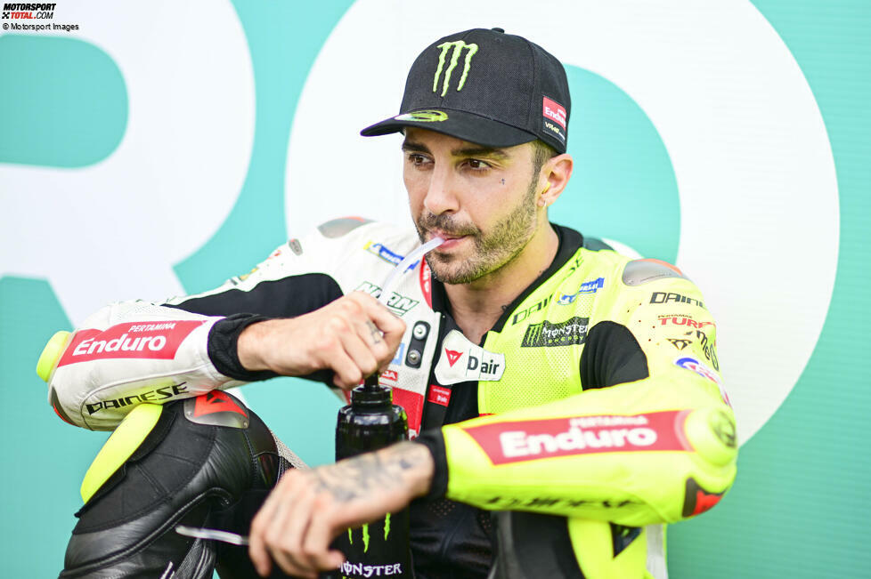 Die MotoGP-Bilanz von Andrea Iannone (Stand: Ende 2024): 119 Grands Prix, 1 Sieg, 11 Podestplätze, 2 Poles, 3 schnellste Rennrunden. Moto2-WM-Dritter 2010,2011,2012.