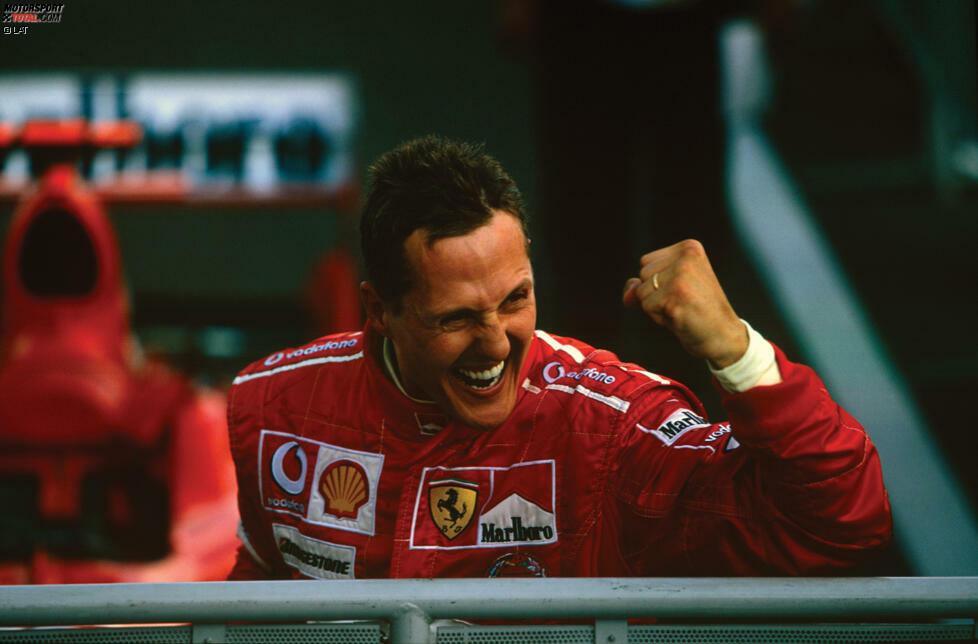 Im Millenniumsjahr 2000 siegt Michael Schumacher in den ersten drei WM-Läufen in Australien, Brasilien und San Marino...