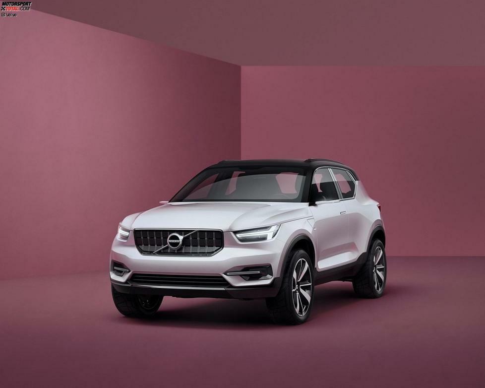 Volvo Concept 40.1: Die Studie eines SUV (Volvo Concept 40.1) und einer Limousine (Concept 40.2) basieren auf der  neu entwickelten kompakten Modular-Architektur (CMA).