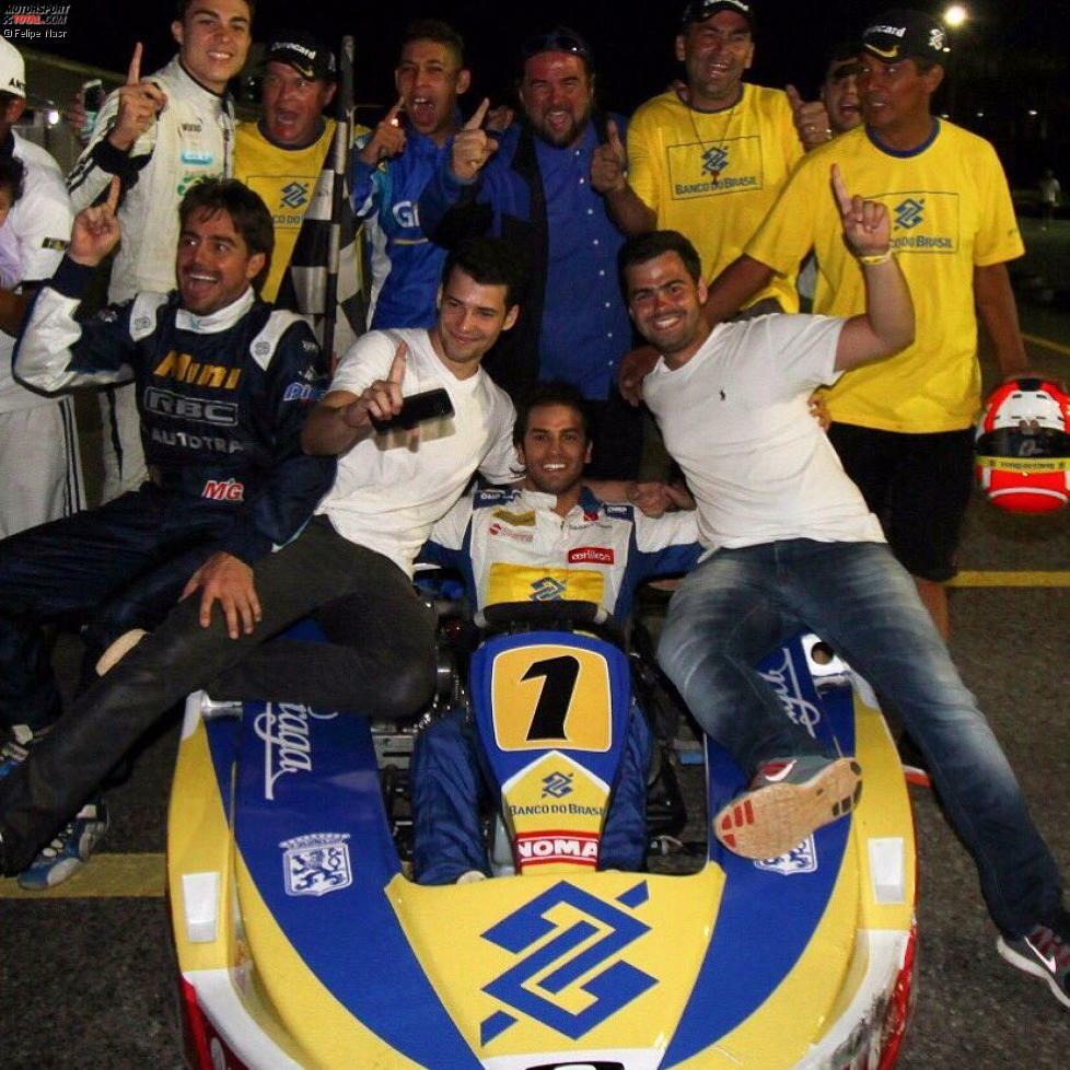 Sportlich herausfordern wollte sich auch Sauber-Pilot Felipe Nasr. So ganz konnte der Brasilianer den Wettbewerbsdrang nicht abschütteln und wurde so zum Sieger in einem 6-Stunden-Kartrennen.