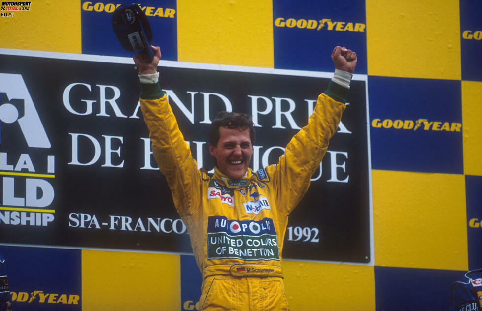 Mit sechs Siegen ist Michael Schumacher der erfolgreichste Fahrer in Spa. 1992 und 1995 siegte er für Benetton, 1996 und 1997 sowie 2001 und 2002 für Ferrari. Ayrton Senna steht mit fünf Siegen auf Platz zwei der Rekordsiegerliste, Jim Clark und der aktuelle Ferrari-Pilot Kimi Räikkönen kommen auf je vier Siege.
