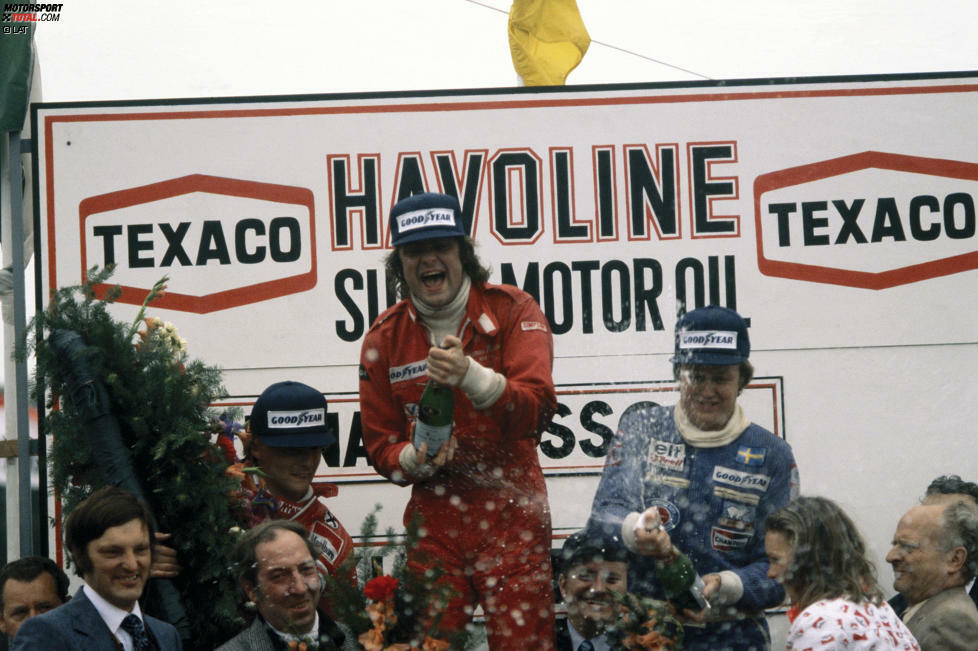 Schumacher gewann 1992 zum ersten Mal in der Formel 1. Noch vier andere Fahrer feierten ihren Premierensieg in Belgien. Peter Collins (1956), Jim Clark (1962), Gunnar Nilsson (1977, auf dem Bild) und Didier Pironi (1980).