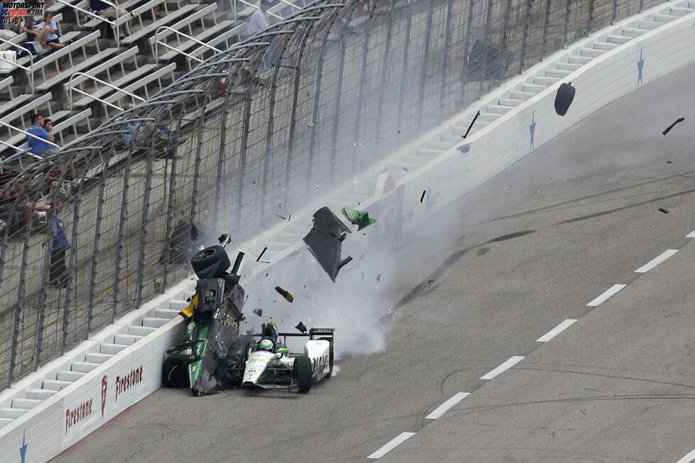 Kaum zu glauben: Newgarden zieht sich bei diesem wilden Unfall 