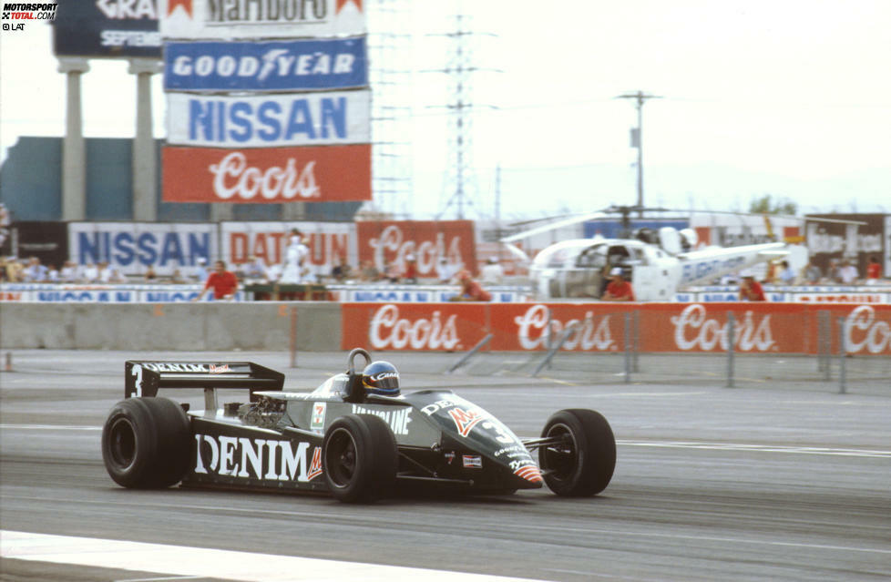In der Formel 1 konnte Alboreto trotz des oftmals unterlegenen Materials immer wieder Glanzlichter setzen. Dabei stellte sich der Fußballfan als USA-Experte dar. 1982 siegte er im Tyrrell-Ford im Grand Prix in Las Vegas ...