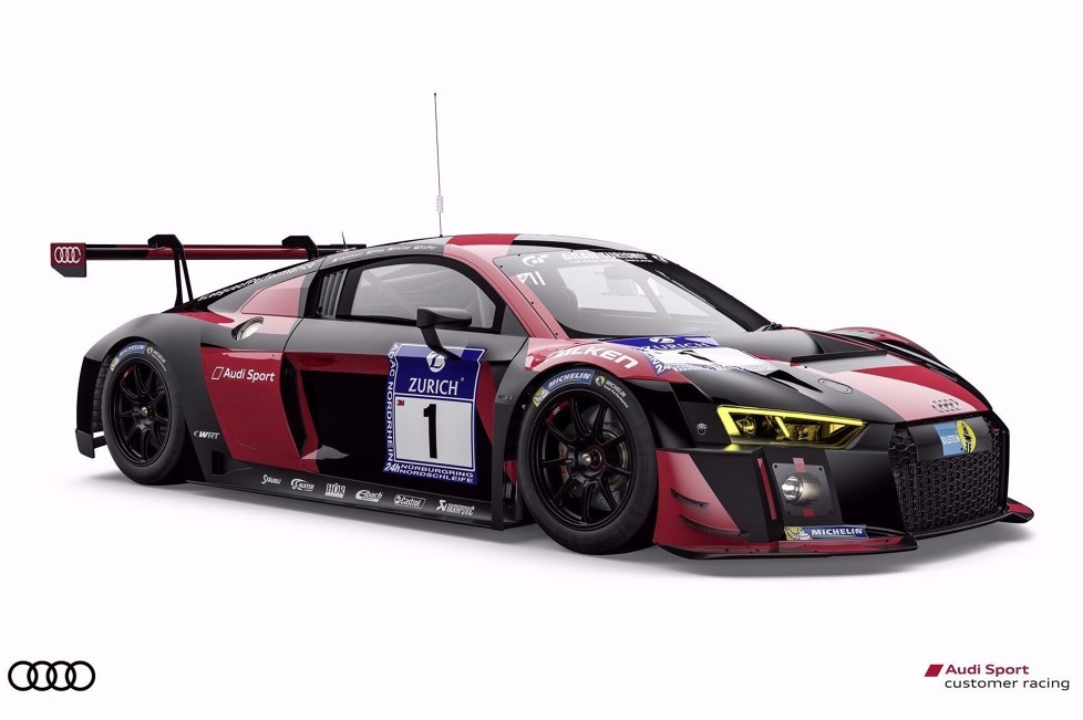 Neun Audi R8 LMS starten bei den 24 Stunden auf dem Nürburgring 2016 - Das sind die neun V10-Flundern