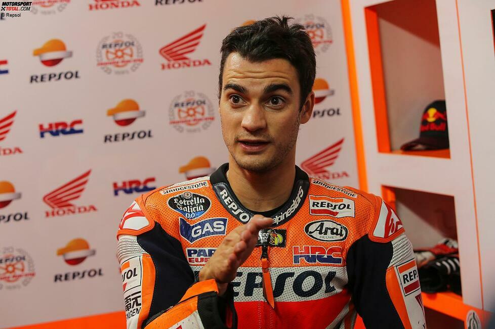 #4: Dani Pedrosa (220 Starts). Der kleine Spanier ist einer von bislang sechs Piloten, die die magische Grenze von 200 MotoGP-Starts geknackt haben. Von seinem Debüt 2006 bis zu seinem Rücktritt 2018 fährt er in der Königsklasse nie für einen anderen Hersteller als Honda. In dieser Zeit holt er 31 Siege - aber nie den Titel. Später lässt er noch einzelne Rennstarts auf KTM folgen.