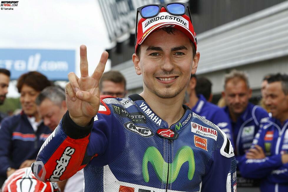 #6: Jorge Lorenzo (203 Starts). Seit 2008 geht der Mallorquiner in der MotoGP an den Start. Nach drei WM-Titeln mit Yamaha wechselt er 2017 zu Ducati. Dort bleibt der Titelgewinn allerdings aus. 2019 erlebt Lorenzo eine enttäuschende Saison bei Honda und tritt zurück. Neben den drei Yahama-Titeln hat er insgesamt 47 Siege in der Königsklasse auf dem Konto.