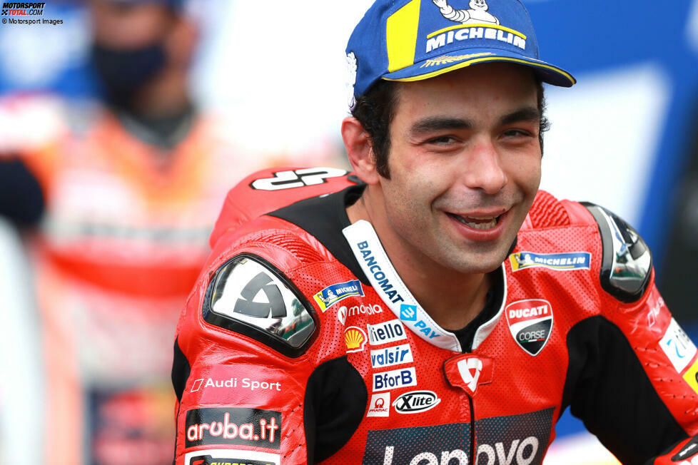 #8: Danilo Petrucci (171 Starts): Zu Beginn seiner Karriere fährt Petrucci mit nicht konkurrenzfähigen CRT-Bikes. 2015 erhält er dann von Ducati eine Chance und schafft es bis ins Werksteam. Zwei Grands Prix kann Petrucci erringen. 2021 wechselt er zu KTM. 2022 und 2023 fährt er als Ersatz noch einzelne Rennen für Suzuki und Ducati.