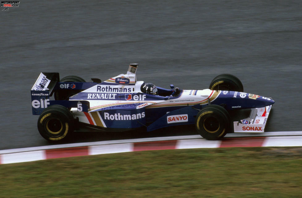 Platz 9: Williams-Renault FW18 (Siegquote: 75 Prozent, Saison: 1996)