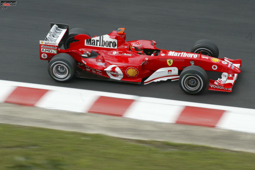 Platz 6: Ferrari F2004 (Siegquote: 83 Prozent, Saison: 2004)