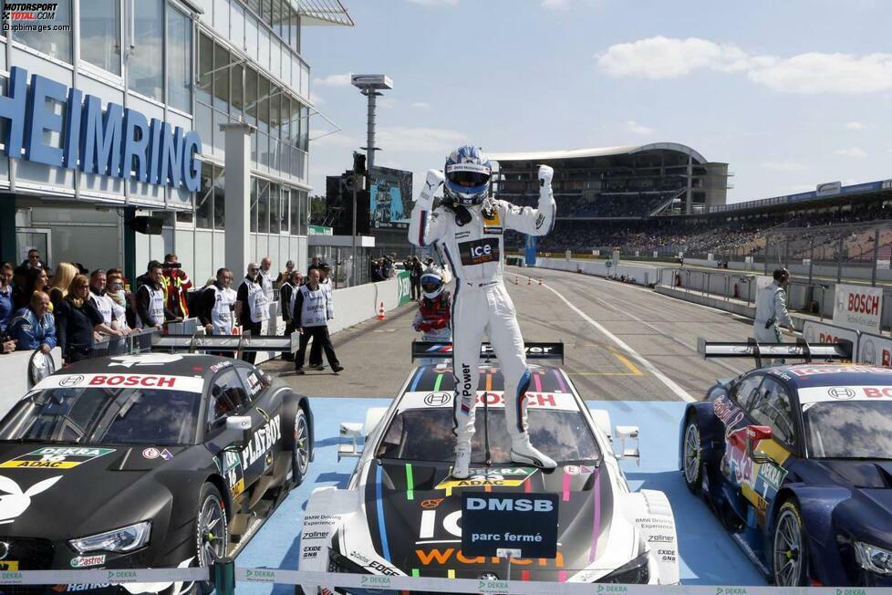 2014: Marco Wittmann (BMW) - Ein Jahr später läuft es besser für BMW: Wittmann gewinnt in Hockenheim und krönt sich später auch erstmals in seiner noch jungen Karriere zum DTM-Champion.