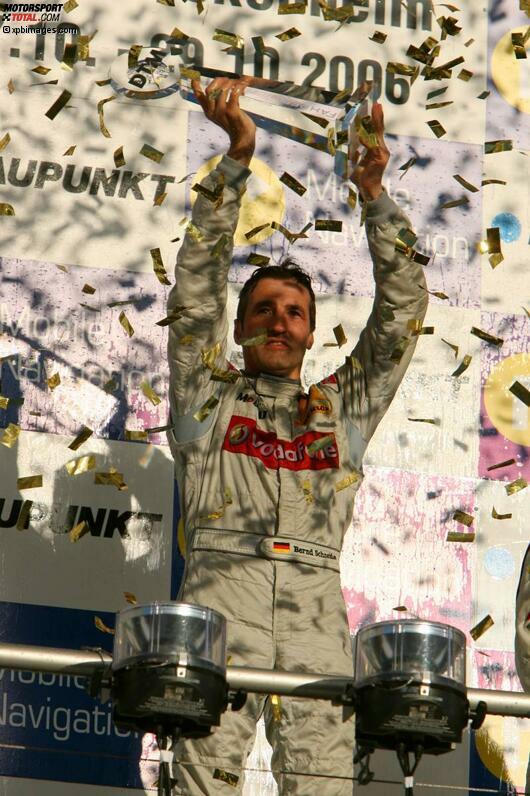 2006: Bernd Schneider (Mercedes) - Mach's noch einmal Bernd: Schneider krönt sich 2006 zum vierten und letzten Mal zum Champion in der neuen DTM. Der obligatorische Auftaktsieg in Hockenheim darf da natürlich nicht fehlen!