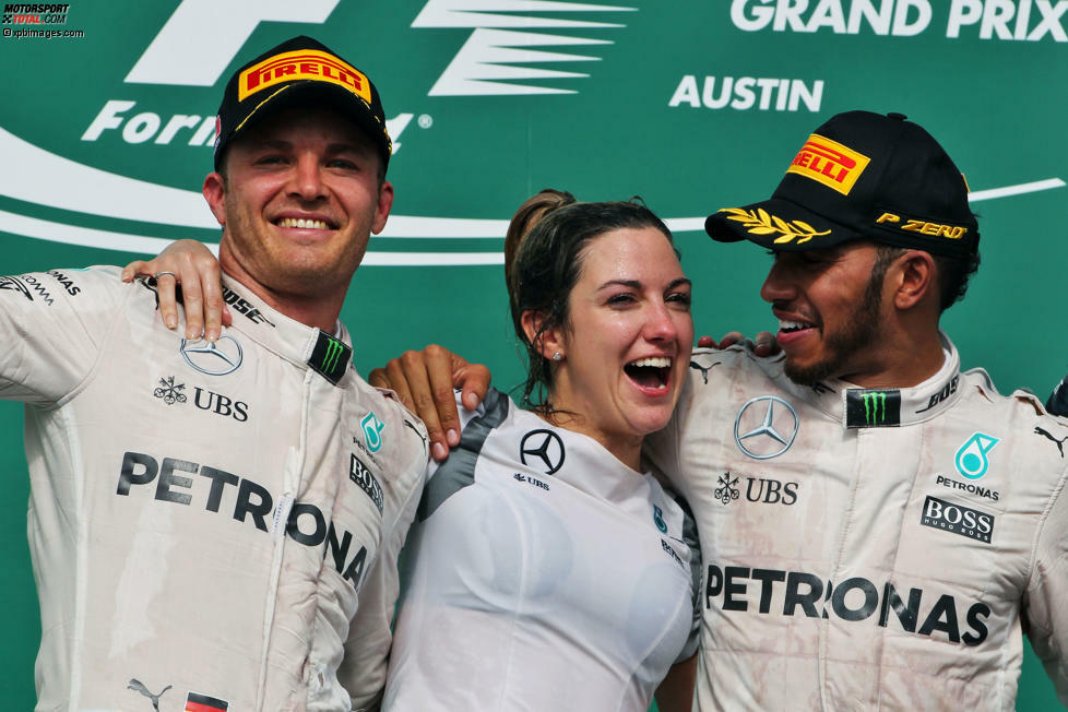 Lewis Hamilton hat zwar den Großen Preis der USA gewonnen, doch Nico Rosberg ist seinem ersten Titel mit Rang zwei wieder näher gekommen. Der Deutsche hat weiterhin alles in seiner eigenen Hand, doch sicher fühlen kann er sich nicht, wie ein Blick in die Geschichte zeigt. Spektakuläre Aufholjagden gab es nämlich schon viele...