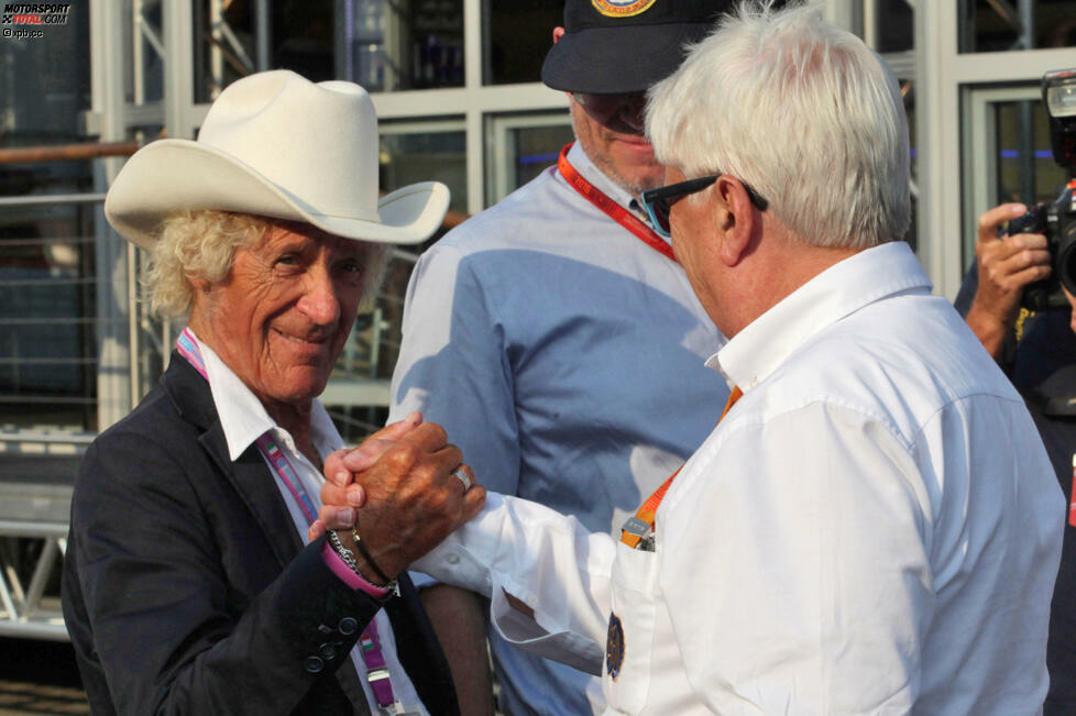 Eben noch bei Markus Lanz, gemeinsam mit Niki Lauda, nun schon im Monza-Paddock: Arturo Merzario, der Mann mit dem Hut, ist derjenige, der Lauda nach seinem Feuerunfall auf dem Nürburgring 1976 das Leben gerettet hat. Und dafür eine Rolex geschenkt bekam.