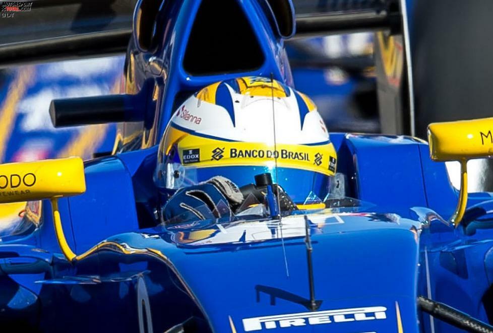 Bei Sauber hat man sich etwas von Mercedes abgeschaut und eine gezackte Windschutzscheibe montiert. Diese sollen den Luftstrom auf den Helm des Fahrers beeinflussen, und inwieweit dieser davon gestört wird. Ursprünglich war dies nur bei Nico Rosberg zu sehen, doch Lewis Hamilton zog 2015 nach - und nun die Schweizer.