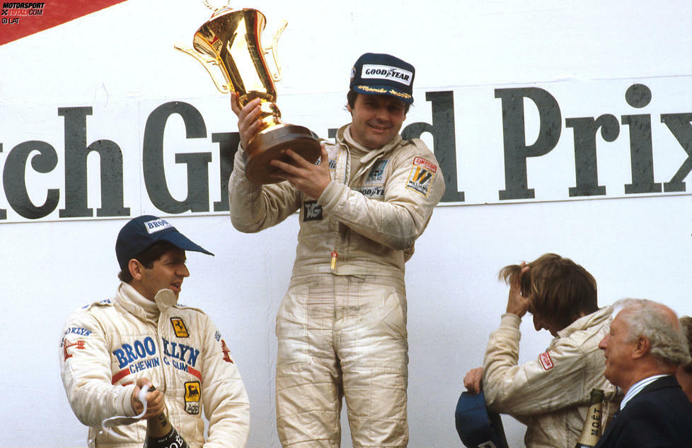 1979: Weltmeister Jody Scheckter (3), meiste Siege Alan Jones (4)