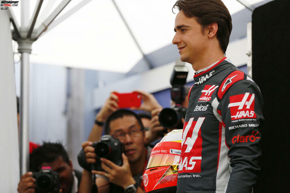 Feiert nach einem Jahr Pause als Ferrari-Testfahrer ein Comeback in der Formel 1: Esteban Gutierrez (Haas, #21).