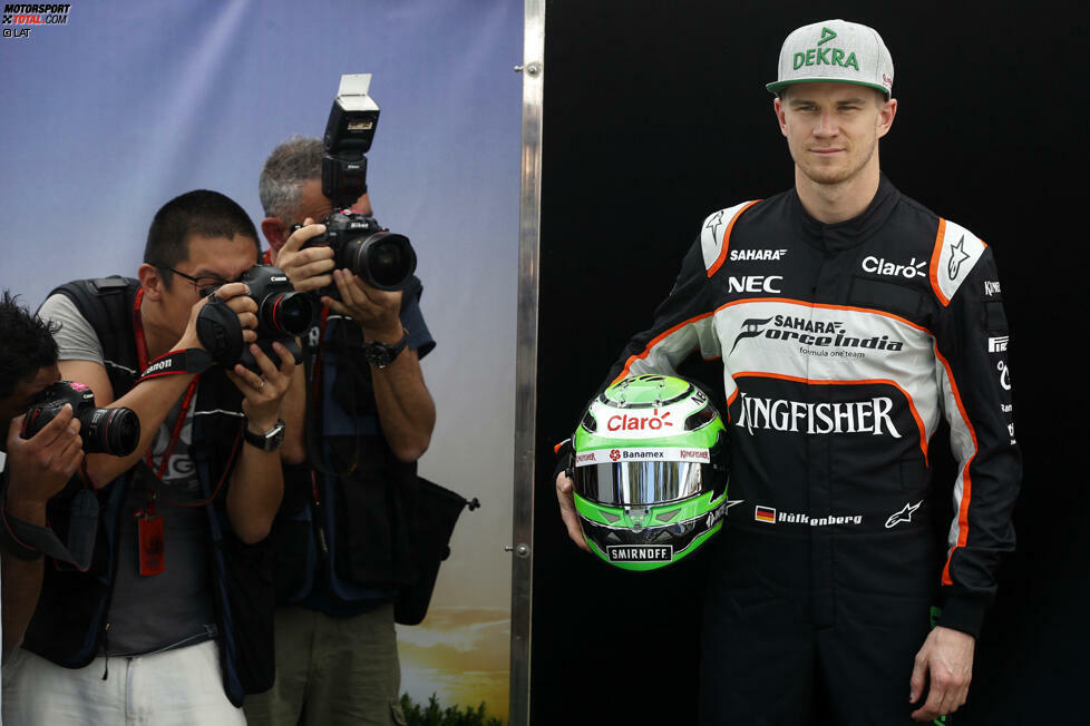 Keine Titelverteidigung mit Porsche in Le Mans, dafür hoffentlich das erste Podium in der Formel 1: Nico Hülkenberg (Force India, #27).