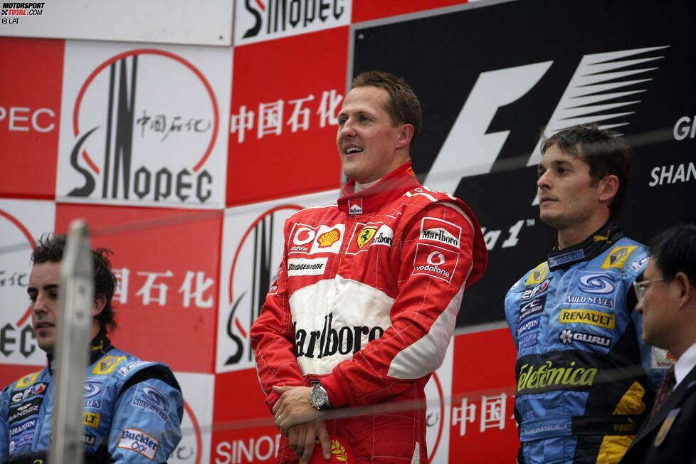 Die einzigen weiteren Fahrer, die es hier auf das Podest schafften, sind Rubens Barrichello (2004), Ralf Schumacher (2005), Michael Schumacher und Giancarlo Fisichella (beide 2006).