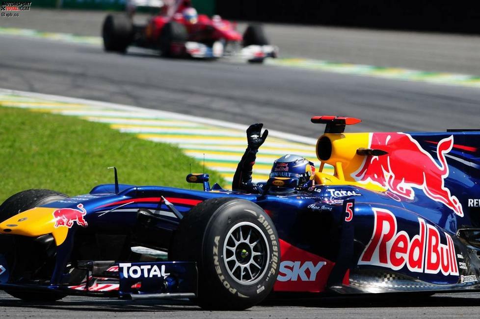 Neben Räikkönen gibt es im jetzigen Feld nur vier weitere Sieger des Brasilien-GP: Felipe Massa hat 2006 und 2008 für Ferrari gewonnen, Sebastian Vettel 2010 und 2013 für Red Bull und Jenson Button 2012 für McLaren. Rosberg war bei den vergangenen beiden Ausgaben für Mercedes erfolgreich.