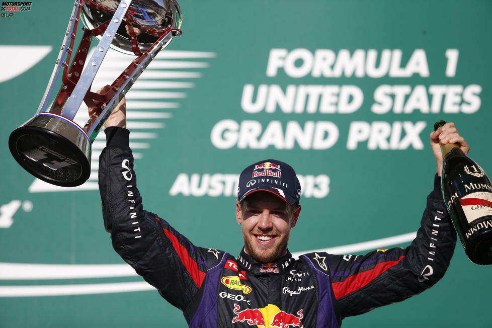 Sebastian Vettel ist der einzige andere Pilot im aktuellen Fahrerfeld, der bereits einen US-Grand-Prix gewonnen hat. 2013 triumphierte er am CoTA.