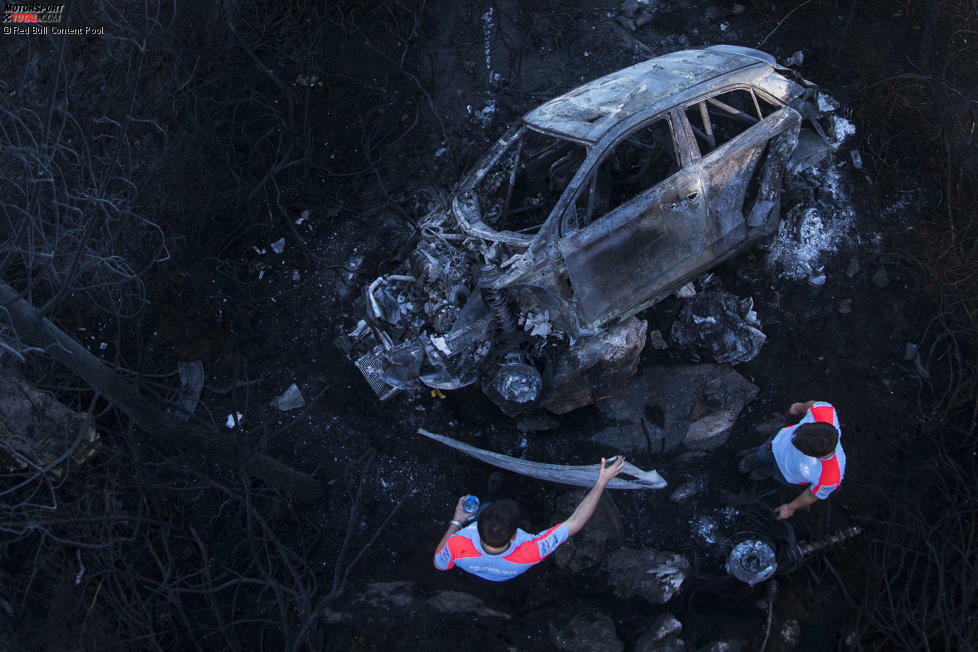 Alle Beteiligten überstanden den gefährlichen Unfall unbeschadet - vom Hyundai einmal abgesehen.