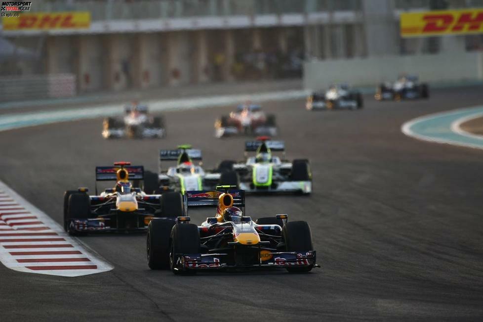 Das Saisonfinale 2016 wird der achte Grand Prix von Abu Dhabi sein. Der Austragungsort kam 2009 neu in den Formel-1-Kalender. Das erste Rennen auf dem Yas Marina Circuit gewann Sebastian Vettel (Foto), damals noch im Red Bull.