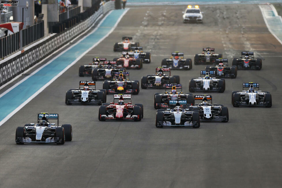 Drei Fahrer konnten sich zweimal die Pole-Position in Abu Dhabi sichern: Lewis Hamilton (2009, 2012), Nico Rosberg (2014, 2015)und Sebastian Vettel (2010, 2011). Den besten Startplatz 2013 sicherte sich Mark Webber.