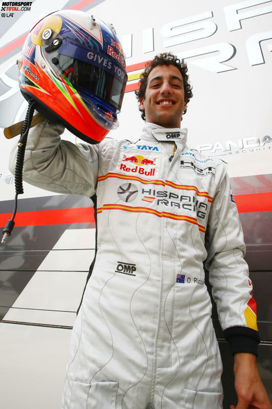Daniel Ricciardo bestreitet in Hockenheim 2016 seinen 100. Grand Prix. Lewis Hamilton hat den gleichen Meilenstein auf der gleichen Strecke im Jahr 2012 erreicht.
