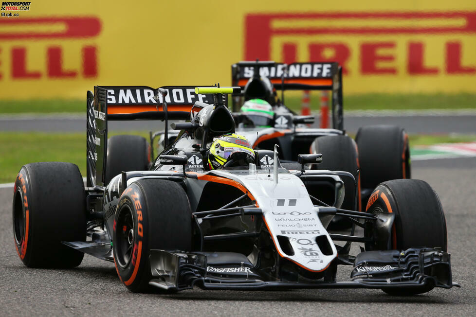 Im Force-India-Duell hat wieder einmal Perez das bessere Ende für sich und wird Siebter, 1,7 Sekunden vor Hülkenberg. Der hat nach Zahlen 2016 klar das Nachsehen: 54:80 nach Punkten, 8:9 nach Qualifyings. Und nur noch vier Rennen zu fahren.