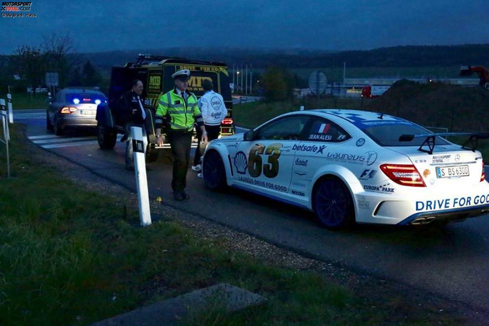 135 Euro kostete David Coulthard ein Speeding in Frankreich.