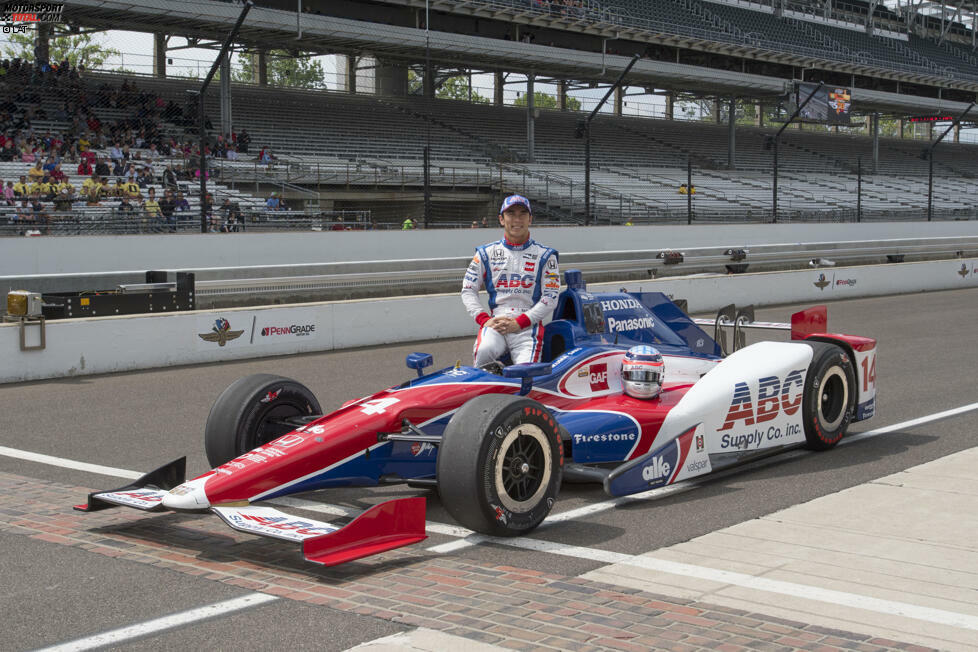 Startplatz 12: Takuma Sato (Foyt-Honda/#14)