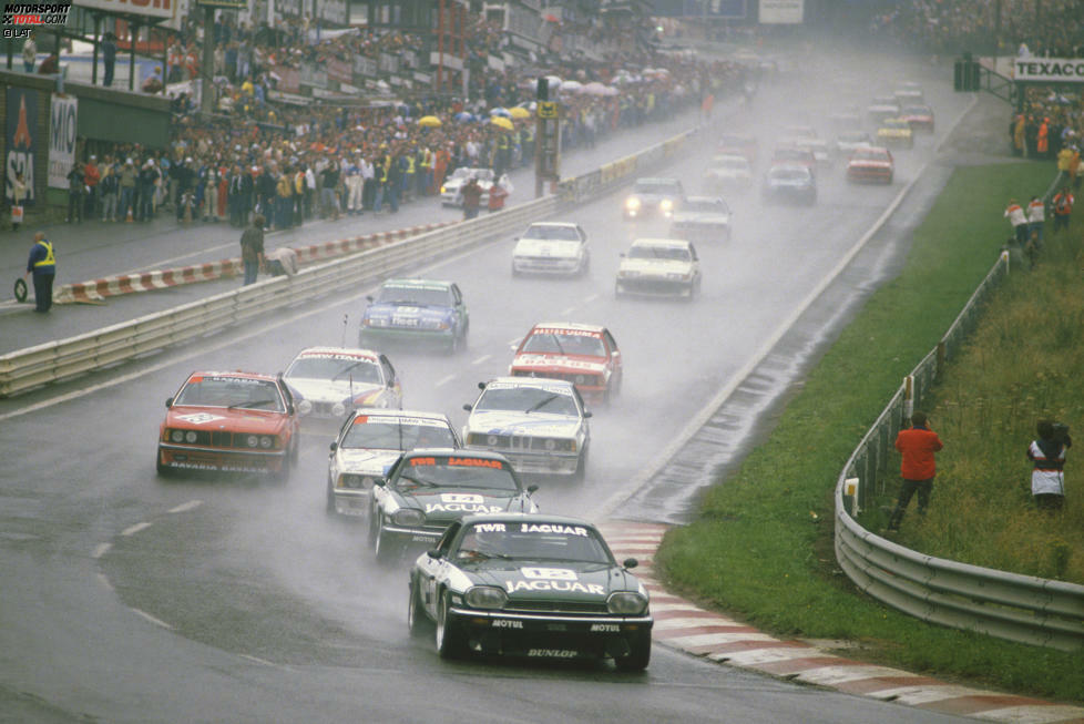 5. 24 Stunden von Spa 1984: Die europäische Tourenwagen-Saison wird von Jaguar dominiert, die sieben von zwölf Rennen gewinnen können. Höhepunkt ist der Sieg in Spa, dem ersten großen 24-Stunden-Sieg seit 1957. Meister wird Tom Walkinshaw, der den bis dato souveränen BMWs keine Chance lässt.