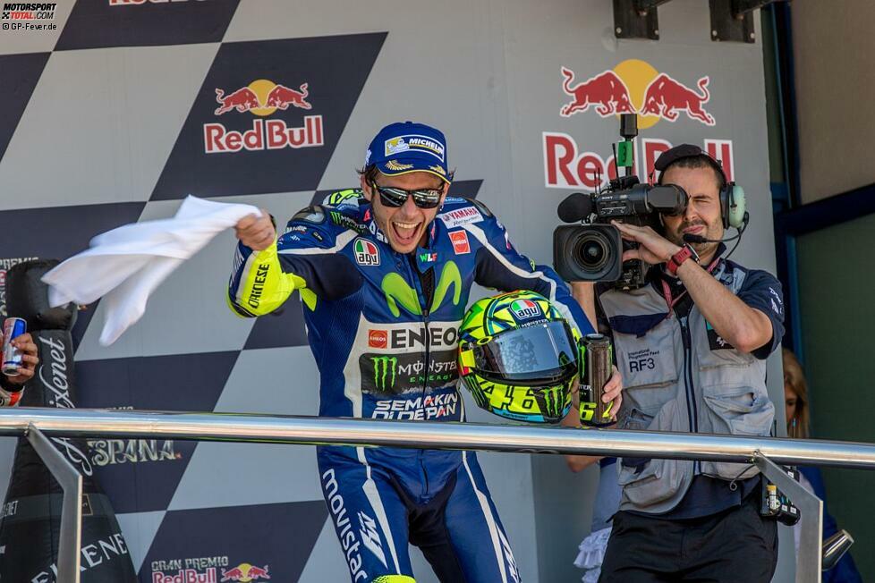 Jerez: Valentino Rossi (Yamaha) - Ausgerechnet in Spanien feiert der 