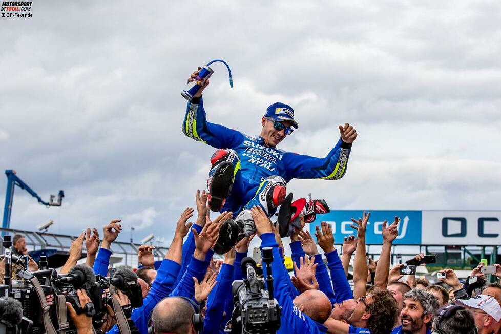 Silverstone: Maverick Vinales (Suzuki) - Auch der nächstjährige Teamkollege von Valentino Rossi feiert im Spätsommer 2016 seinen ersten MotoGP-Sieg. Yamaha dürfte in den kommenden Jahren noch viel Freude an dem ehemaligen Moto3-Champion haben.