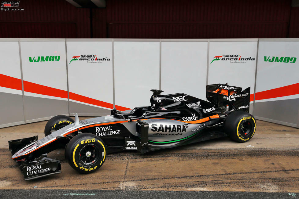 Der Force India-Mercedes VJM09 von Nico Hülkenberg und Sergio Perez