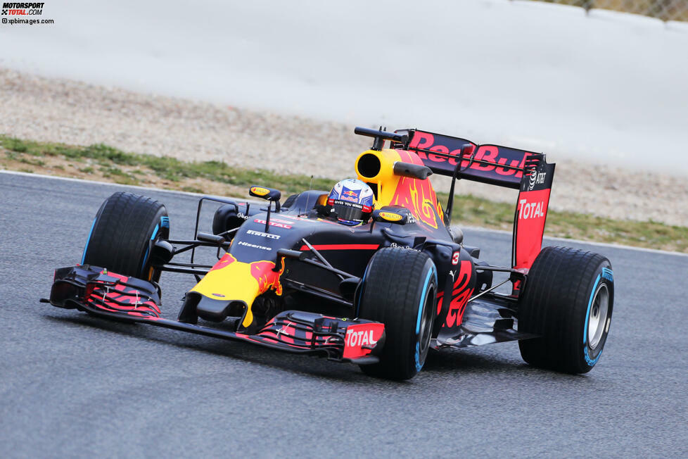 Der Red Bull RB12 mit TAG-Heuer-Motor von Daniel Ricciardo und Daniil Kwjat