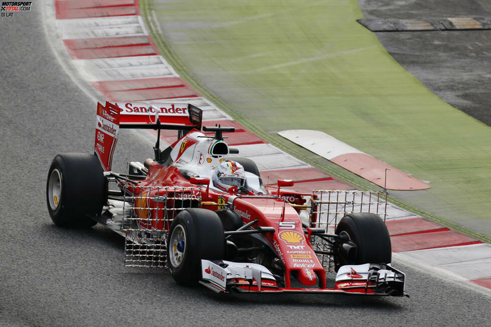 Der Ferrari SF16-H von Sebastian Vettel und Kimi Räikkönen