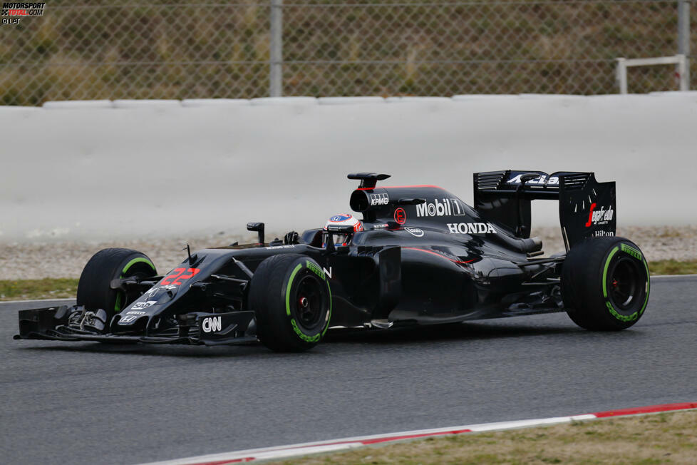 Der McLaren-Honda MP4-31 von Fernando Alonso und Jenson Button