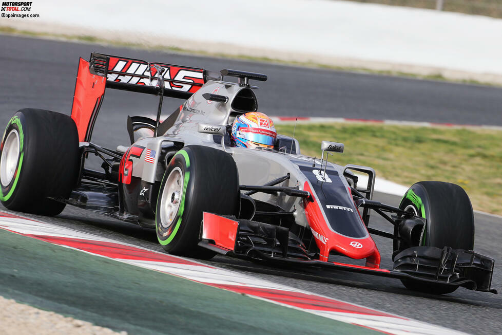 Der Haas-Ferrari VF-16 von Romain Grosjean und Esteban Gutierrez