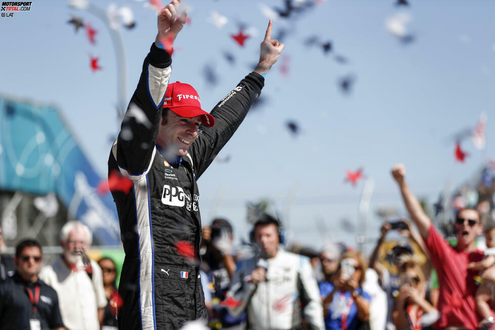 Long Beach: Simon Pagenaud fährt seinen ersten Sieg für Penske ein, ein Bann ist gebrochen. Gegen die Form des Franzosen ist selbst der amtierende Meister Scott Dixon machtlos. Will Power ist außer Form und wird Siebter.