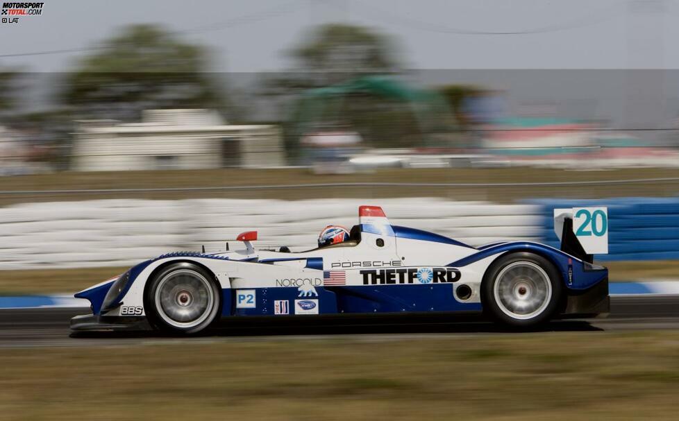 Porsche war die erste Automobilmarke, die in die Hall of Fame aufgenommen wurde. Auf dem Foto ist ein Dyson-Porsche aus dem Jahr 2007 zu sehen.