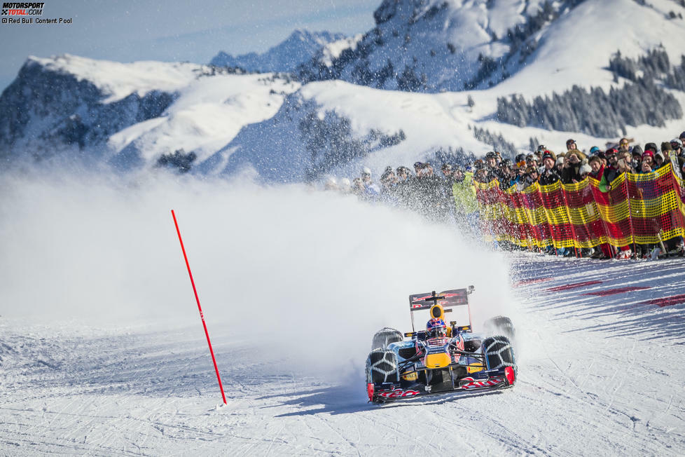 Der jüngste Wahnsinn - und das nicht nur, weil Pilot Max Verstappen erst 18 Jahre alt war, als er 2016 die Hahnenkamm-Abfahrt in Kitzbühel unter die mit Schneeketten umwickelten Reifen nahm.