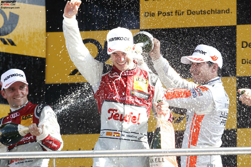 Lausitzring (Samstag): Miguel Molina (Audi) - Fünfter Sieger im fünften Rennen. Molina gewinnt auf dem Lausitzring, wo er bereits 2015 auf der Pole stand. Obwohl er mit der Titelvergabe nichts zu tun, soll es nicht sein letzter Erfolg 2016 bleiben.