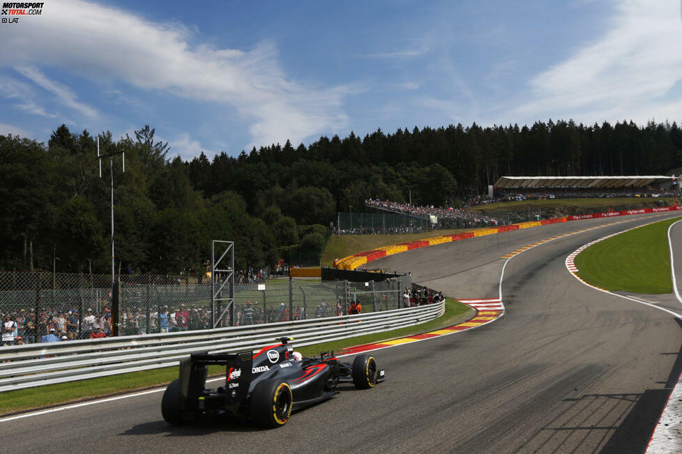 Das Highlight der Strecke ist ohne Frage Eau Rouge. 