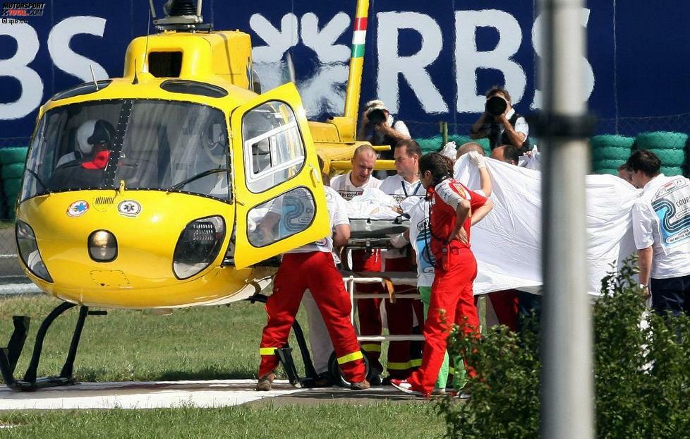Felipe Massa (Williams) reist mit gemischten Gefühlen an, schließlich hätte ihm ein Unfall im Jahre 2009 fast dauerhaft die Gesundheit gekostet, als ihn eine Stahlfeder am Kopf traf und ihn schwer verletzte: 