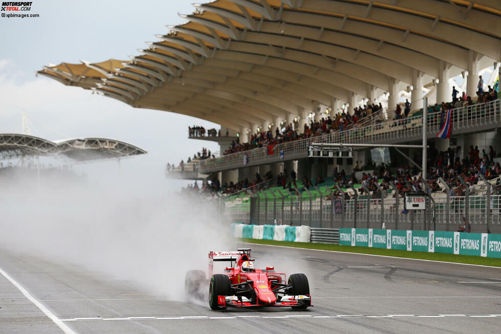 Nichtsdestotrotz hat Sebastian Vettel (Ferrari) wenig Lust: 