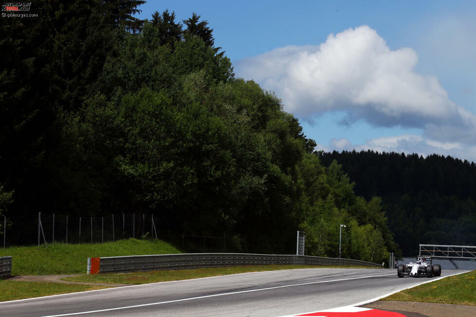 Antriebsleistung ist in Spielberg Trumpf. Viermal wird die 300-km/h-Marke geknackt, im Rennen sind mit Windschatten und DRS mehr als 320 km/h möglich. Der Vollgasanteil liegt bei 60 Prozent, was die Strecke zu einer mit hohem Benzinverbrauch macht - und mit kurzer Rennzeit.