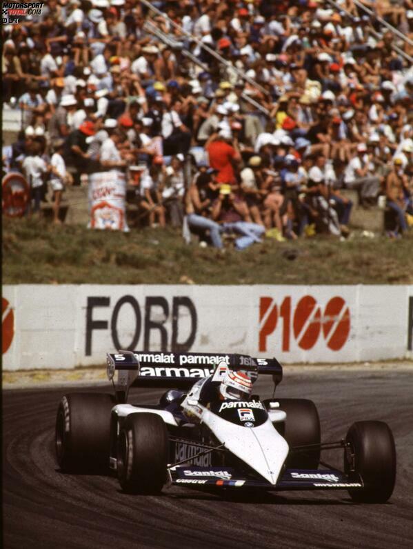 Kyalami (Südafrika) 1983: Nelson Piquet schenkt Brabham-BMW den ersten Turbo-WM-Titel.