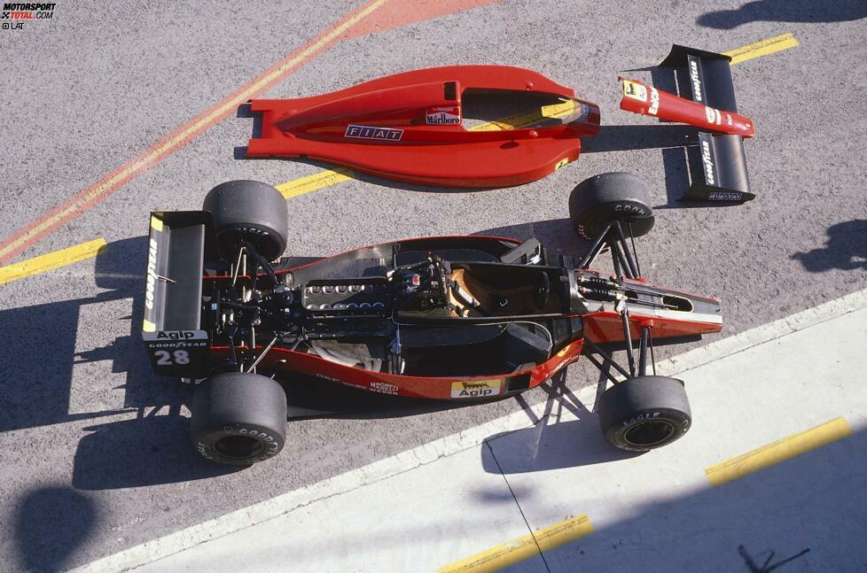 Rio de Janeiro (Brasilien) 1989: Mit dem semiautomatischen Getriebe debütieren die Schaltwippen am Lenkrad. Nigel Mansell gewinnt mit dem neuen Ferrari völlig überraschend gleich das erste Rennen.